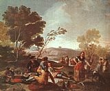 Picnic on the Banks of the Manzanares by Francisco de Goya